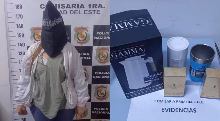  Detienen a argentina intentando robar en un shopping de Ciudad del Este: ya había participado de otro hecho similar