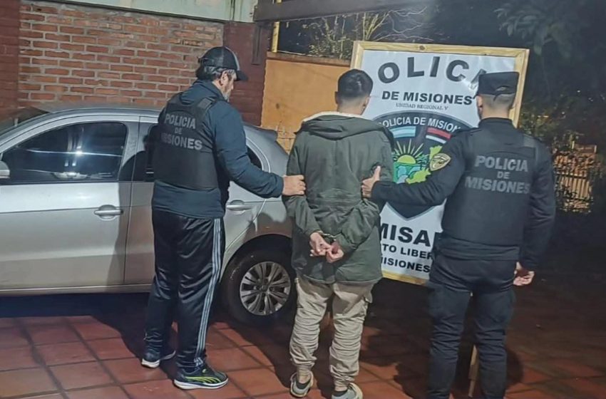 Lo agarraron en un control con un Gol robado y papeles truchos en Puerto Libertad