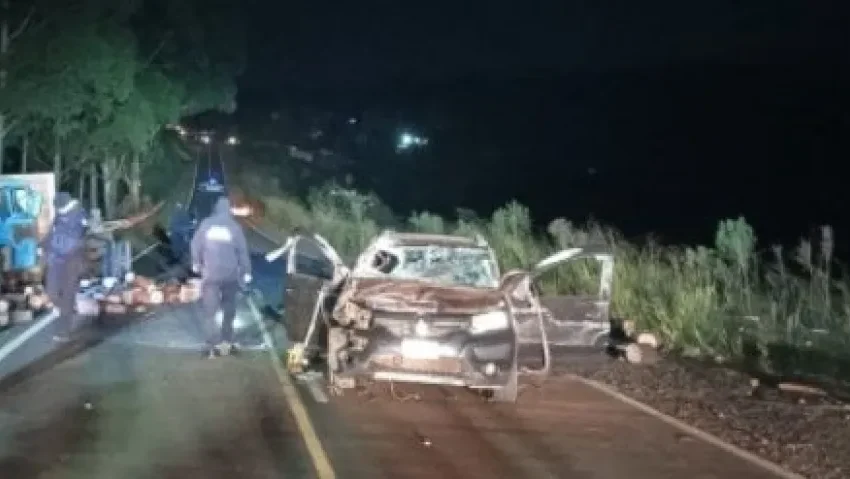  Grave choque frontal sobre la ruta 14 dejó dos heridos