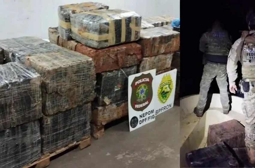  Operativo en la frontera entre Brasil y Argentina culmina con la incautación de 1,7 toneladas de droga en Foz do Iguaçu