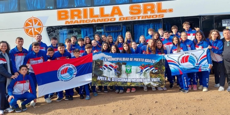  El Seleccionado Misionero Sub 14 Femenino de vóley hace historia en Bariloche