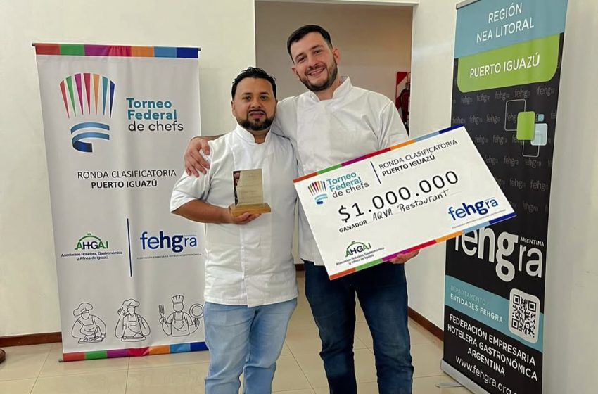  Aqva Restaurante se consagró en la ronda clasificatoria del Torneo Federal de Chefs en Iguazú