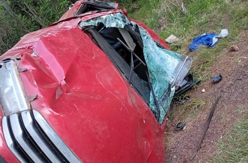  Dos personas resultaron heridas en un vuelco sobre la Ruta Provincial 17