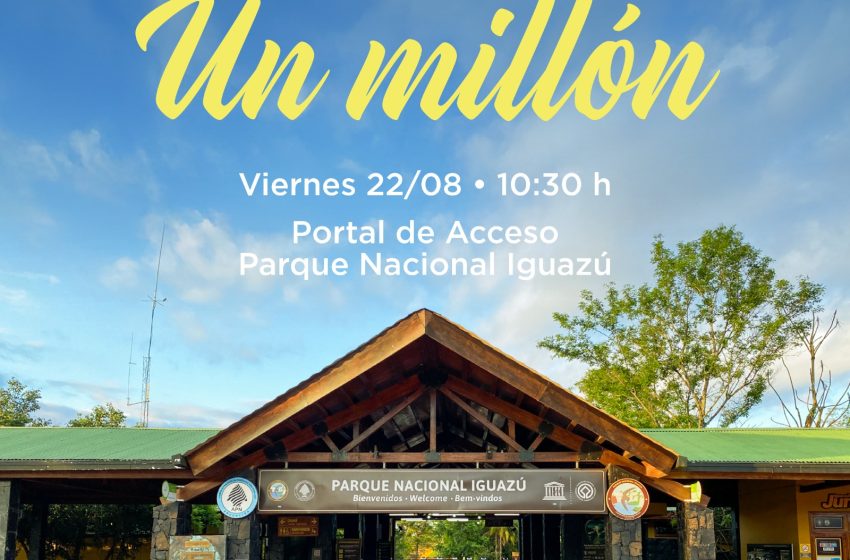  Iguazú celebrará la llegada del visitante un millón al Parque Nacional