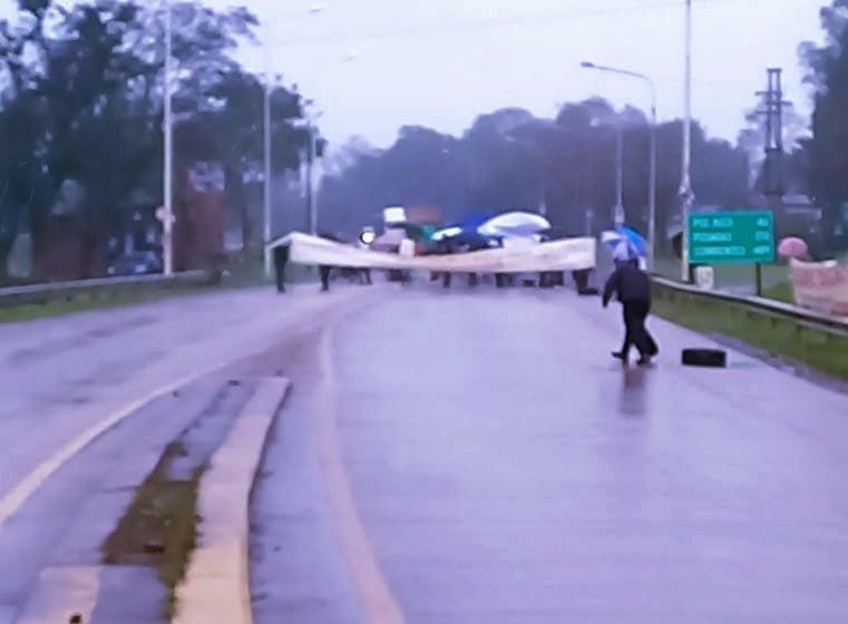  Anuncian cortes de tránsito en la Ruta Nacional 12 por manifestaciones