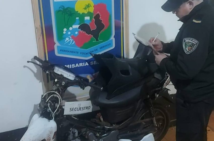  Capturaron a “Huevo” : Lo agarraron desarmando una moto robada para venderla por partes