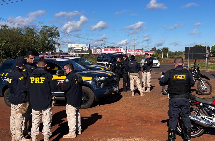 Operativo conjunto para frenar a “agenciadores” de estacionamiento en la BR-469, en Foz de Iguazú