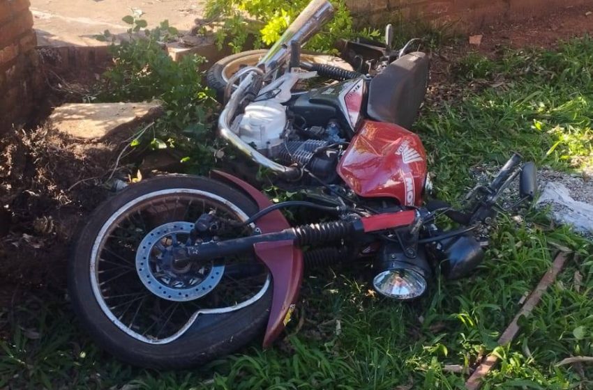  Iguazú: joven de 17 años resultó herido tras despistar con su motocicleta