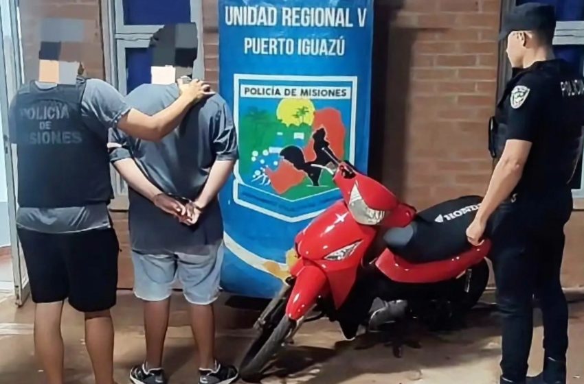  Detienen a un joven en Puerto Esperanza y recuperan una motocicleta robada en Iguazú