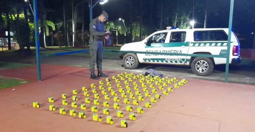  Gendarmería Nacional secuestró frascos que contenían ketamina en zona de frontera