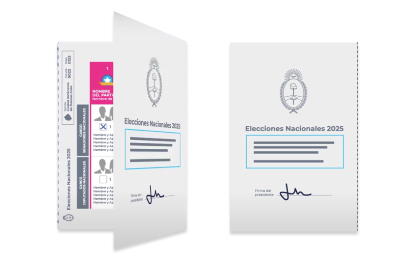  Elecciones nacionales de octubre: cómo será la implementación de la boleta única de papel