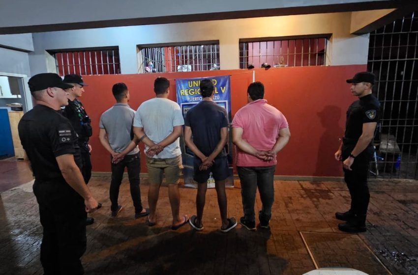  Andresito: la Policía detuvo a cuatro hombres que amenazaron y agredieron a un vecino con un arma de fuego