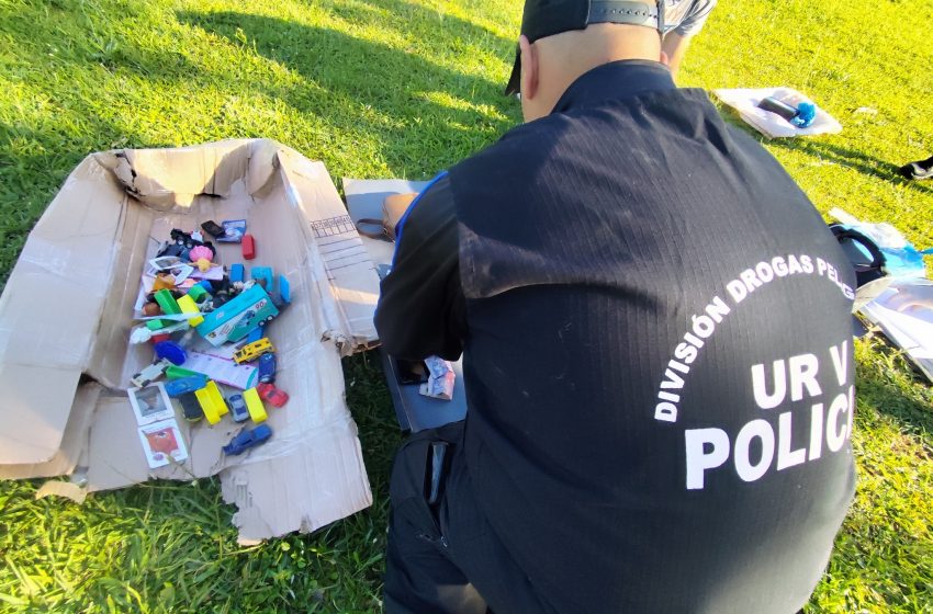 Una madre usaba a sus hijos para disimular la venta de droga: escondía en sus juguetes 167 dosis de pedra