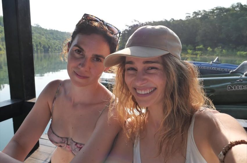  Emilia Clarke, la actriz de Game of Thrones, se deslumbró con las Cataratas del Iguazú