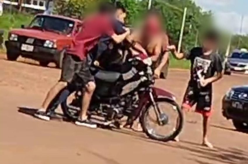 Choque y fuga: Circulaban en una motocicleta robada 5 Choque y fuga: Circulaban en una motocicleta robada