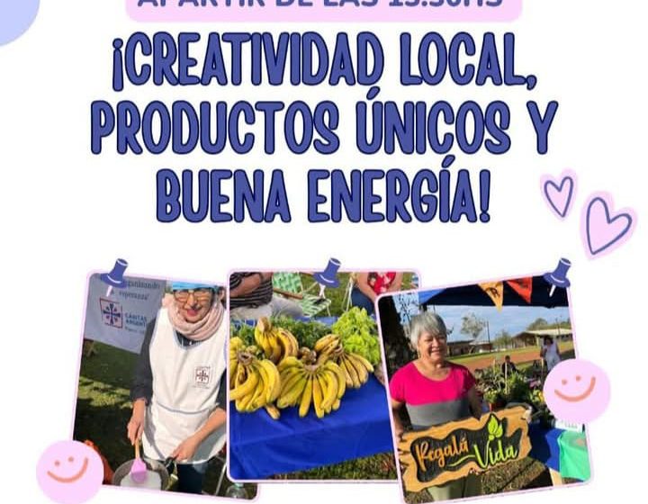 Iguazú: Feria de emprendedores de Cáritas en la parroquia San Roque González