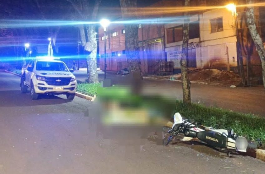 Falleció motociclista tras despistar en Wanda