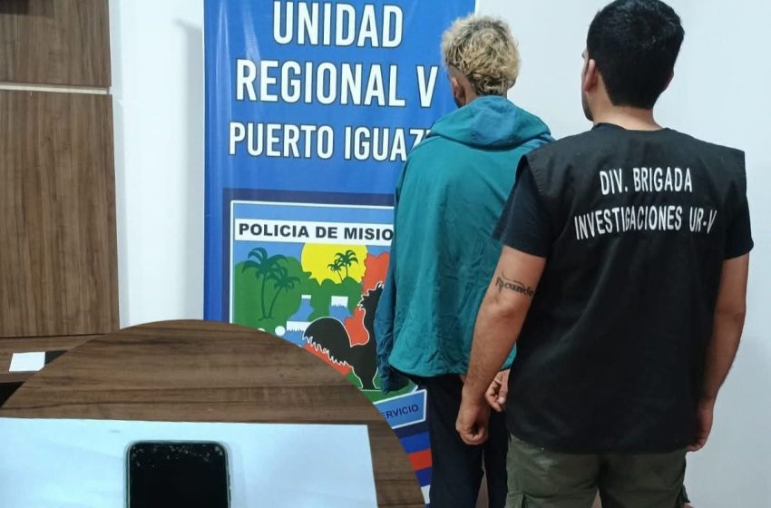 Delincuente reincidente fue arrestado en Iguazú involucrado en un hecho de robo