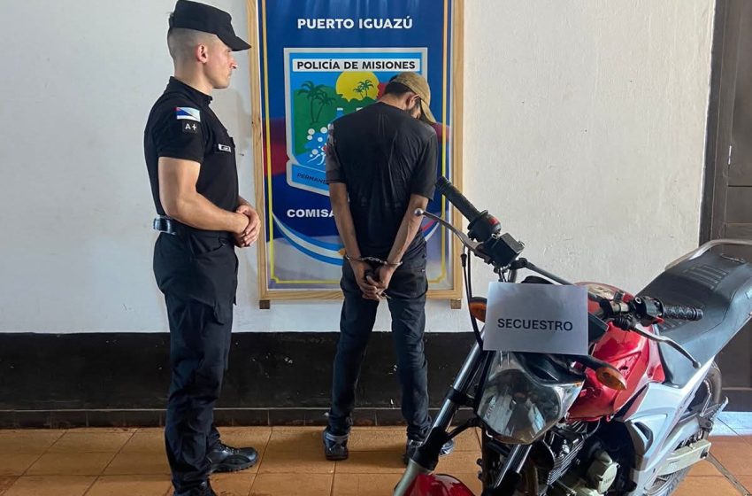 Cayó «chicharra» escapaba de los investigadores con una motocicleta robada.