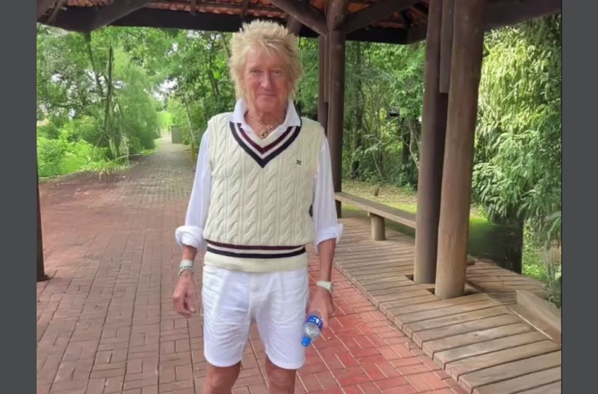  Rod Stewart elige Foz de Iguaçu para sus vacaciones y se hospeda dentro del Parque Nacional