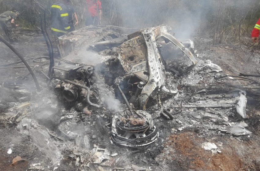  Tragedia en Mártires: una persona murió al incendiarse una camioneta tras despistar sobre la Ruta Provincial 103