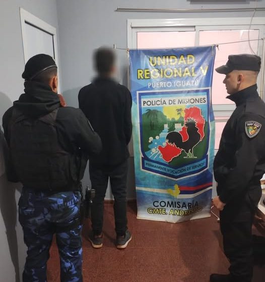  Joven lesionado con arma blanca y un menor demorado en Andresito