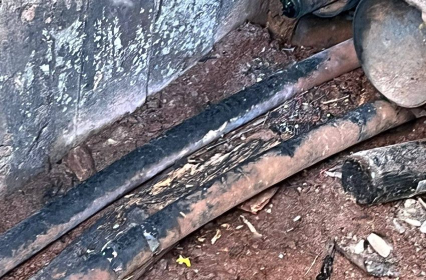  Robo de cables subterráneos en la Zona de las 600 Hectáreas