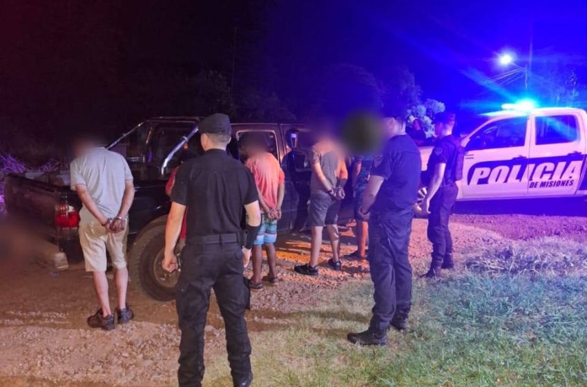  Cinco demorados tras amenazas con arma de fuego a dos hermanos