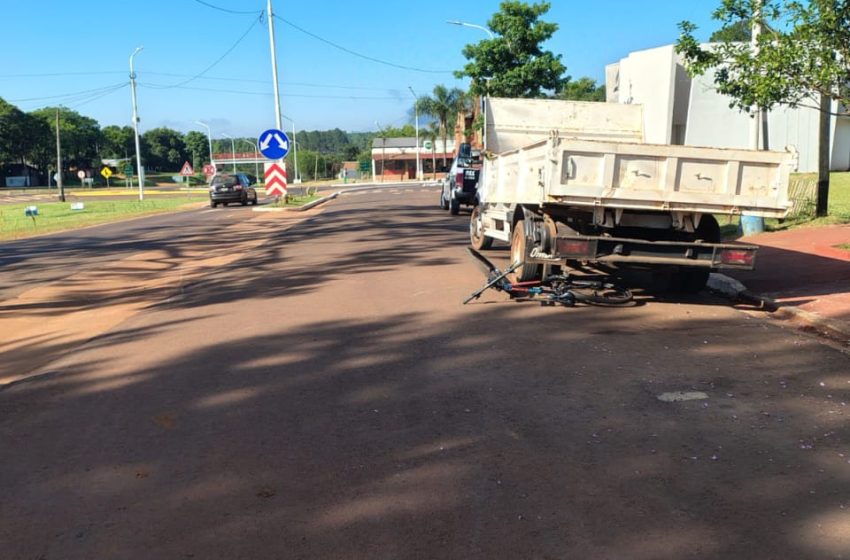  Siniestro vial dejó a una mujer en estado delicado en San Ignacio