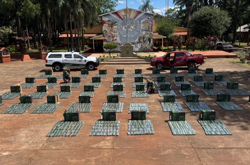  Gendarmería secuestró más de 78 mil paquetes de cigarrillos de contrabando en Misiones