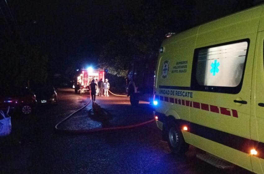  Tragedia en Puerto Iguazú: Incendio en complejo habitacional deja un fallecido