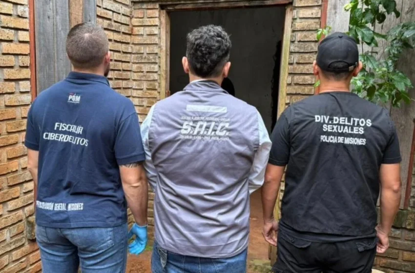  Operación Internacional: Misiones aportó otro detenido por distribución de material de abuso sexual infantil