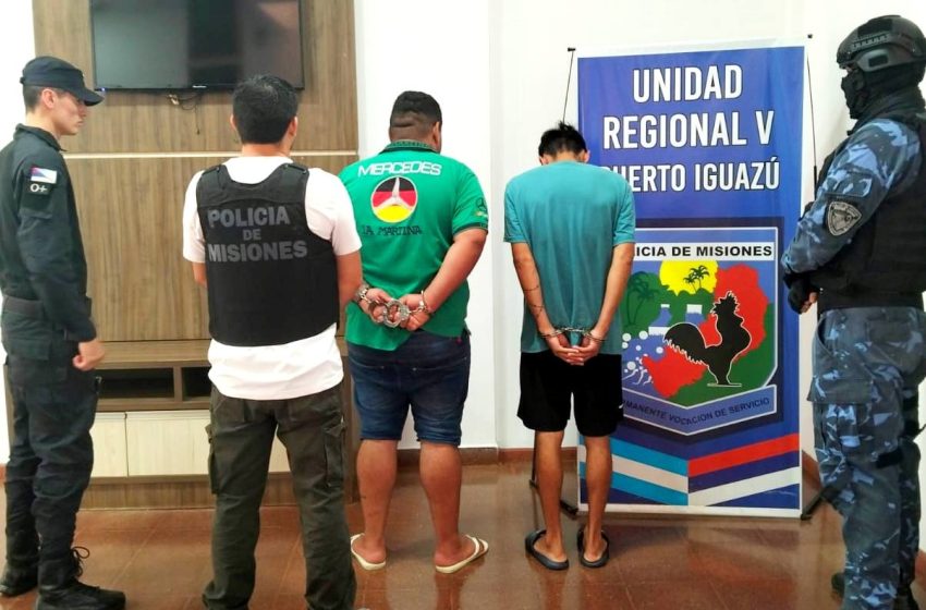  Dúo criminal paraguayo intentó afincarse en Iguazú y fue capturado por la Policía de Misiones