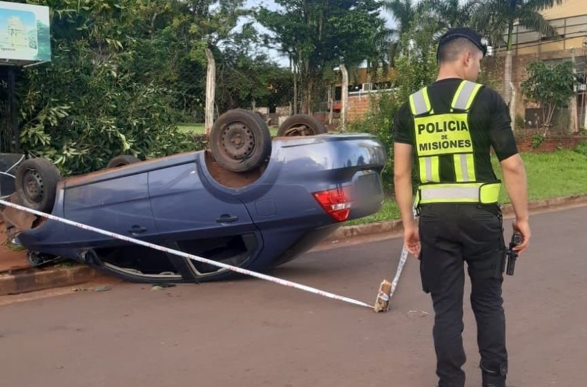  Despiste de automóvil en Puerto Iguazú sin lesionados