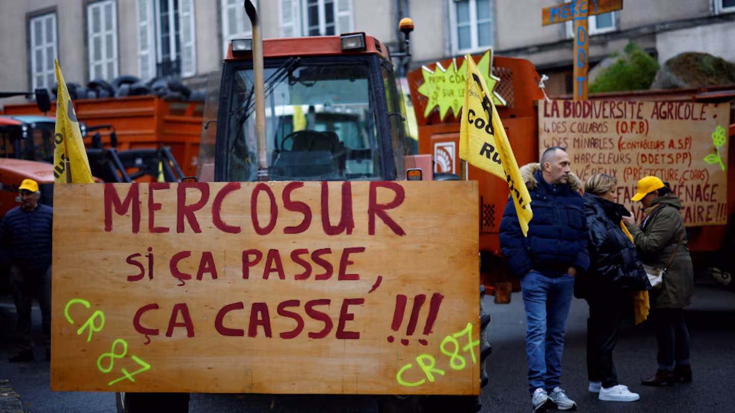  Francia pidió posponer el acuerdo de libre comercio entre la UE y el Mercosur