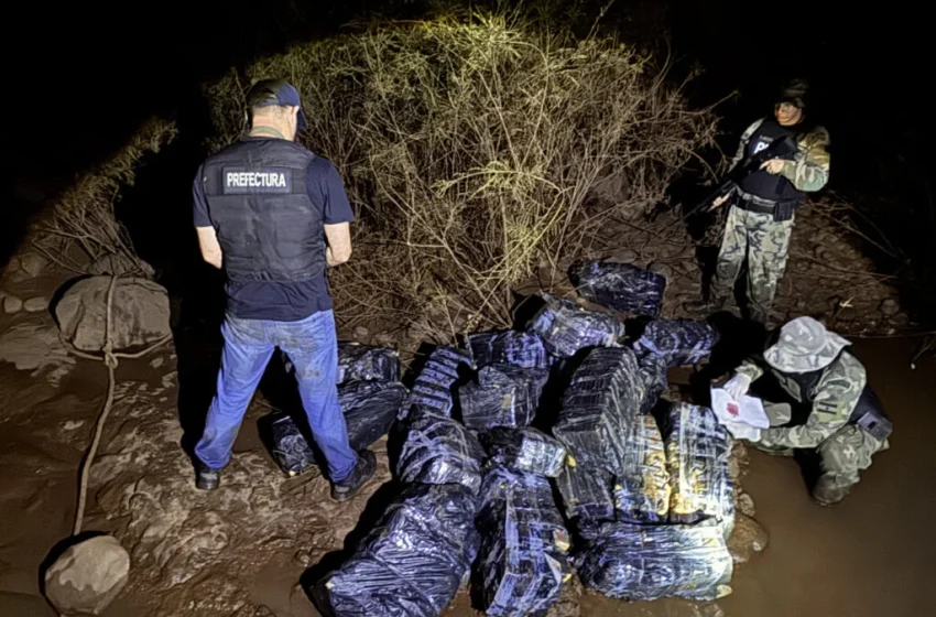  Operativo Alto Paraná: Prefectura incautó 335 kilos de droga