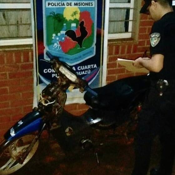  Patrullajes estratégicos permitieron recuperar una motocicleta robada