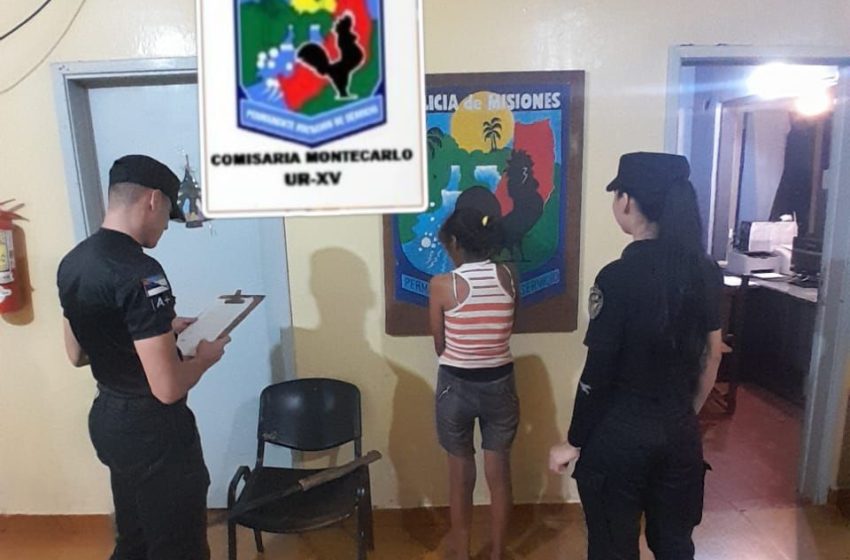  Detuvieron a una mujer tras agredir con un machete a su ex pareja en Montecarlo