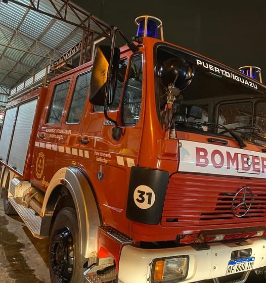  Principio de incendio en una vivienda del barrio Cataratas