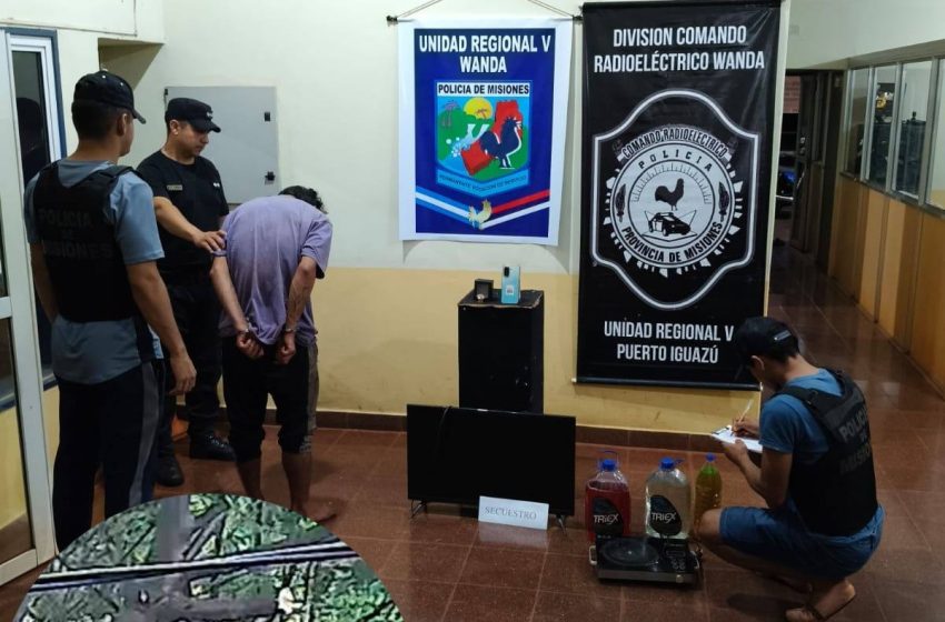  Cayó un ladrón con antecedentes vinculado a al menos cinco robos domiciliarios en Wanda