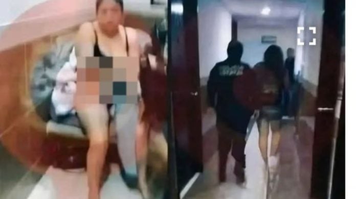  Policías hacían un trío en un hotel alojamiento y terminó en un escándalo con trompadas y botellas rotas