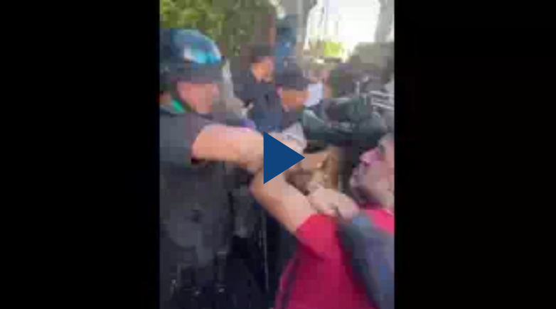  Video: así detuvieron a un camarógrafo de A24