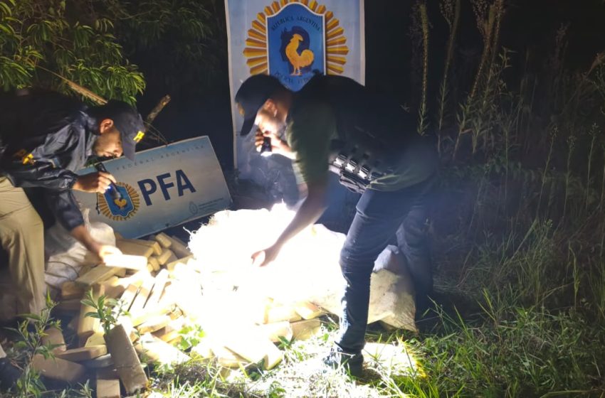  Secuestro millonario de marihuana en Misiones