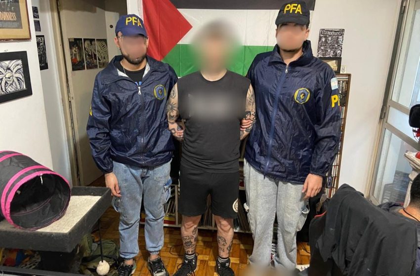  Amenazas a Bullrich: Detienen a un simpatizante de la organización Antifa