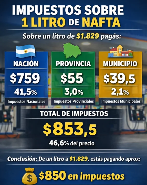 El precio de la nafta sube 20% en marzo por la guerra en Medio Oriente, pero el 19% son impuestos argentinos