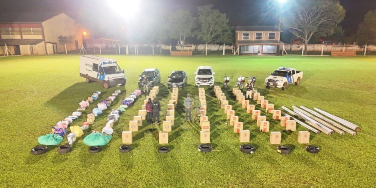  Desbaratan depósitos de mercadería ilegal en Wanda y secuestran bienes por más de $154 millones