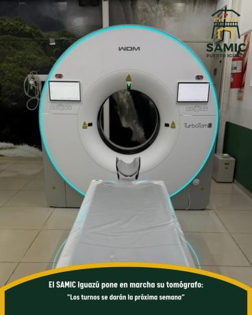  El Hospital Marta Schwarz ya cuenta con su nuevo tomógrafo