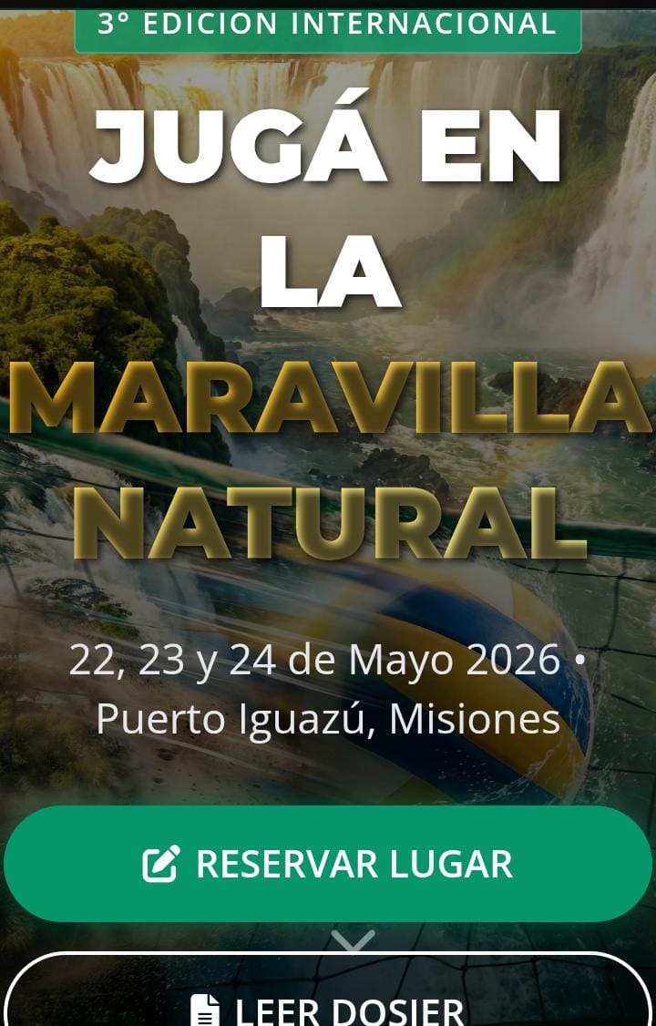 Iguazú se prepara para un torneo internacional de vóley imagen-9