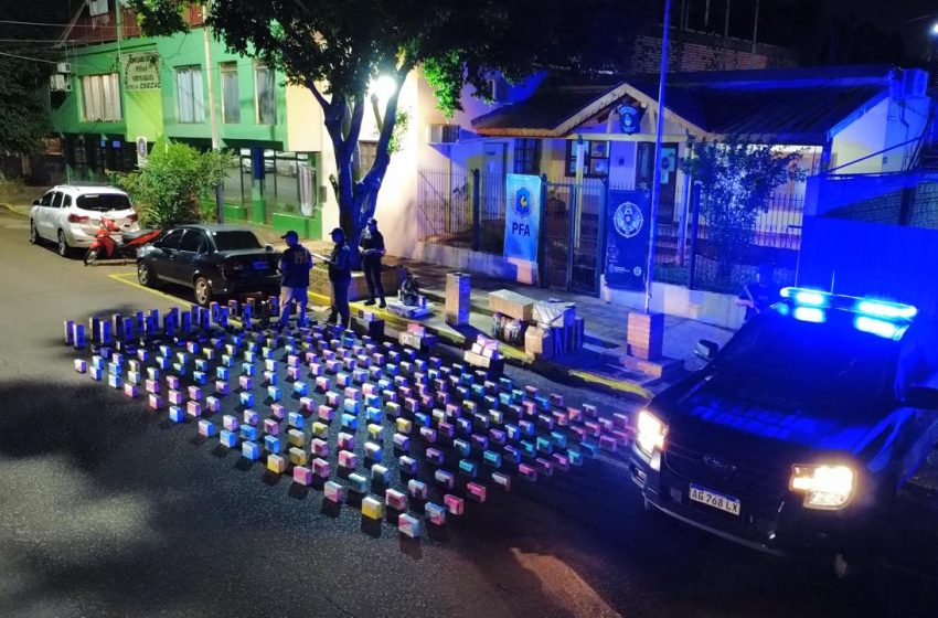  Golpe al contrabando y al narcotráfico en Iguazú: secuestran mercadería ilegal