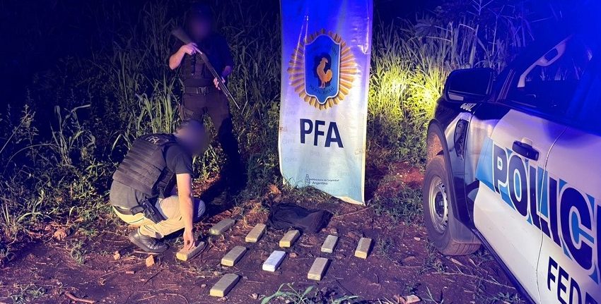  Secuestraron más de ocho kilos de marihuana en Iguazú